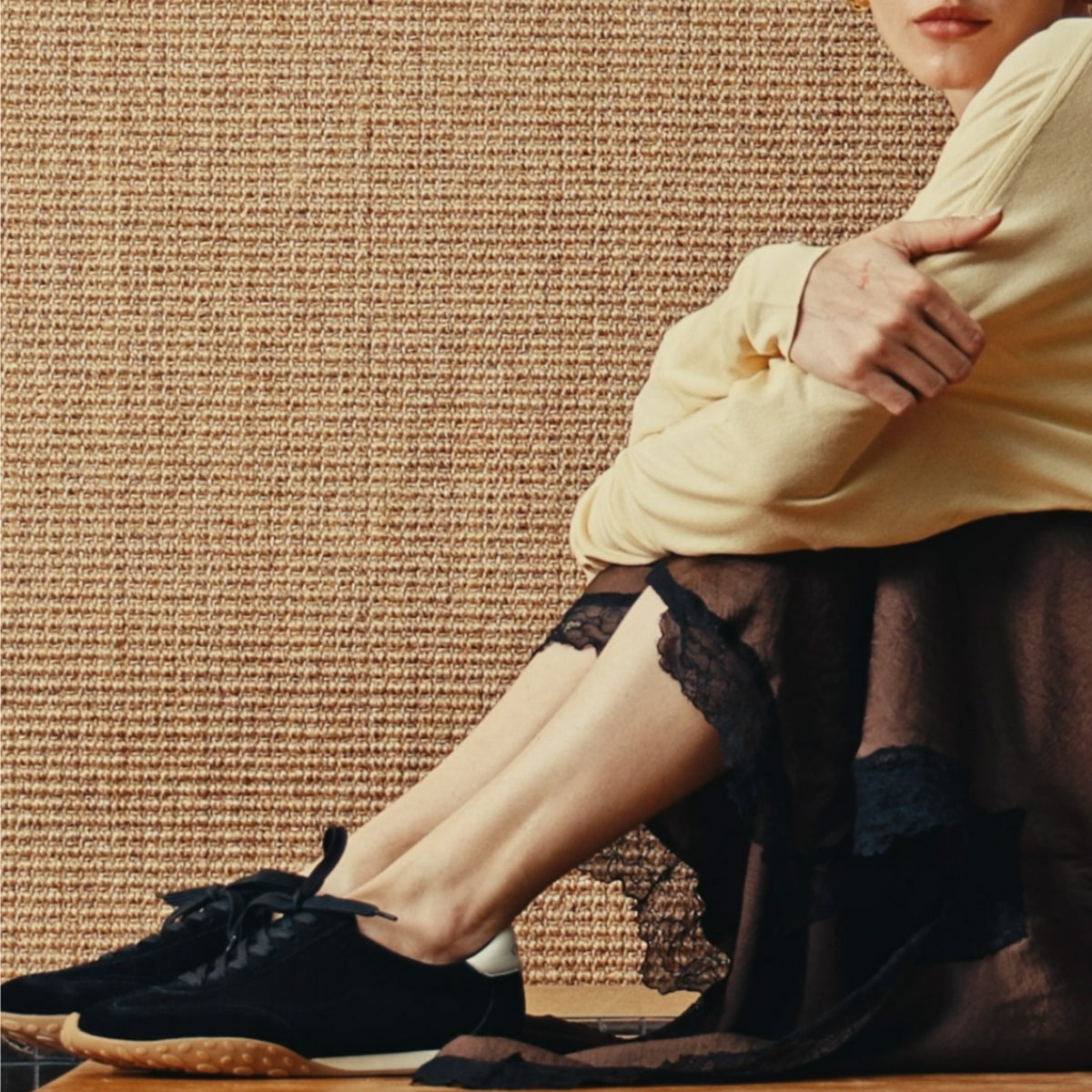 Refined Suede Ballet Sneakers (Urban Suede)