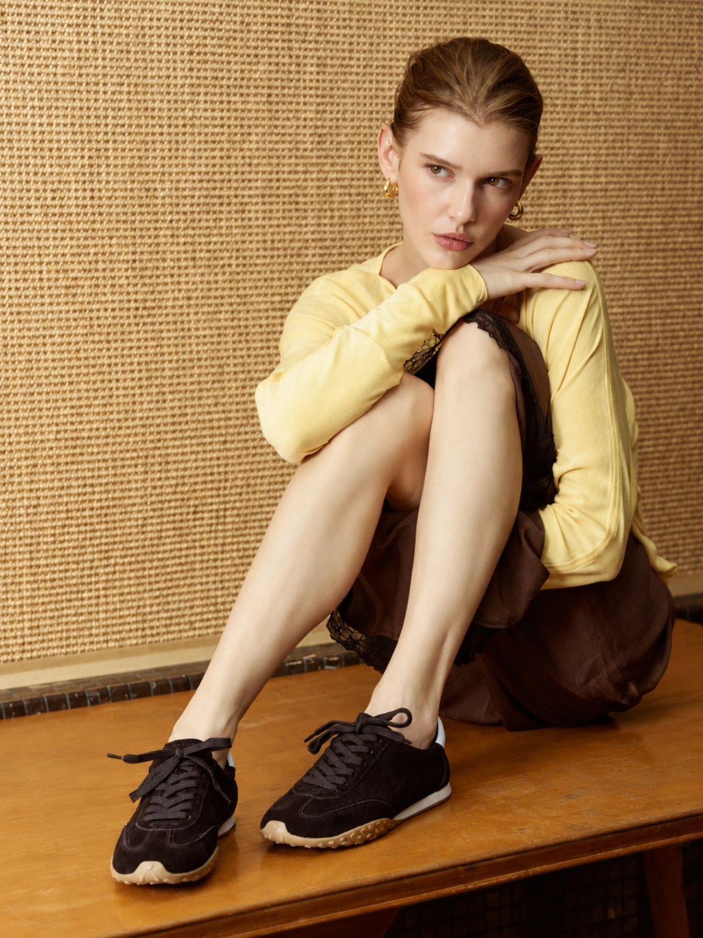 Refined Suede Ballet Sneakers (Urban Suede)