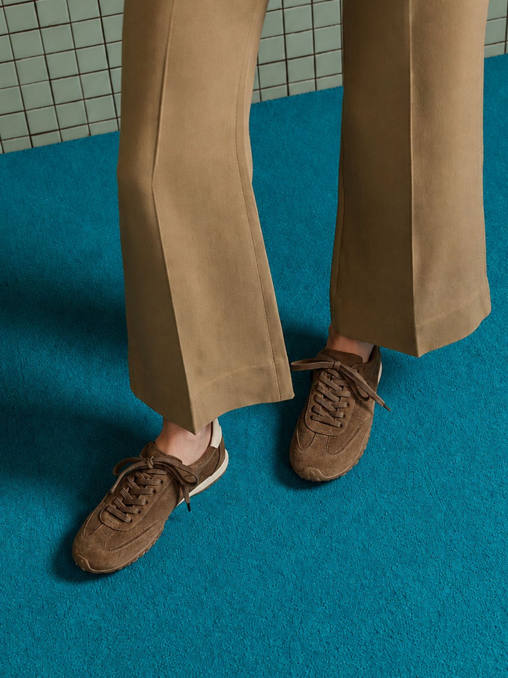 Refined Suede Ballet Sneakers (Urban Suede)