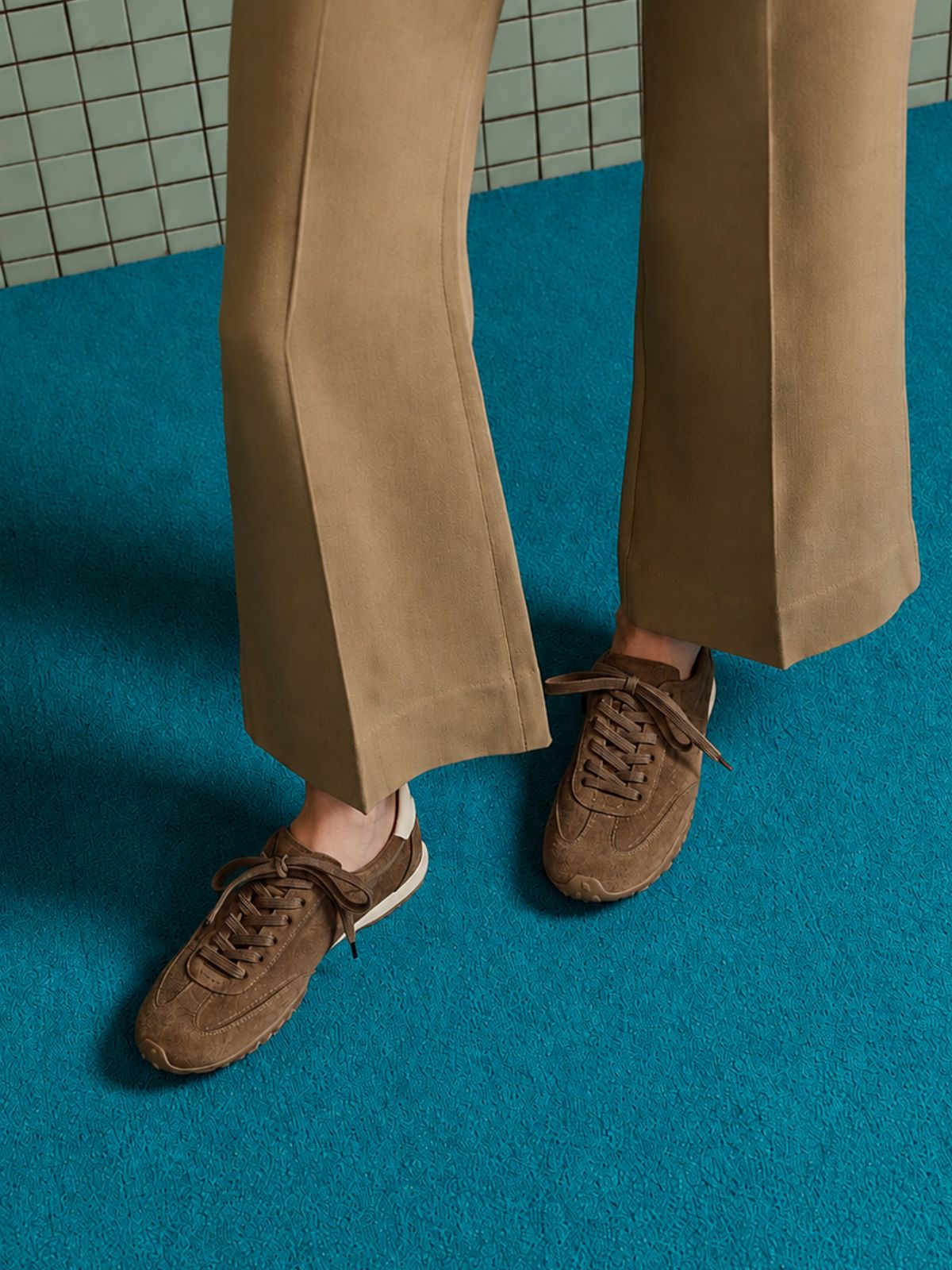 Refined Suede Ballet Sneakers (Urban Suede)