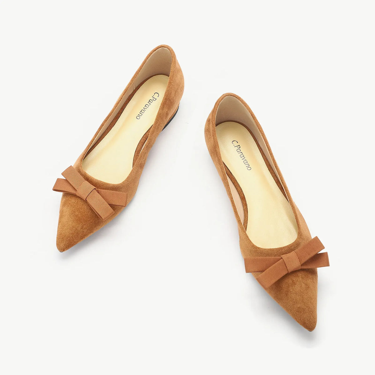 Bowknot Suede Flats (Aida)