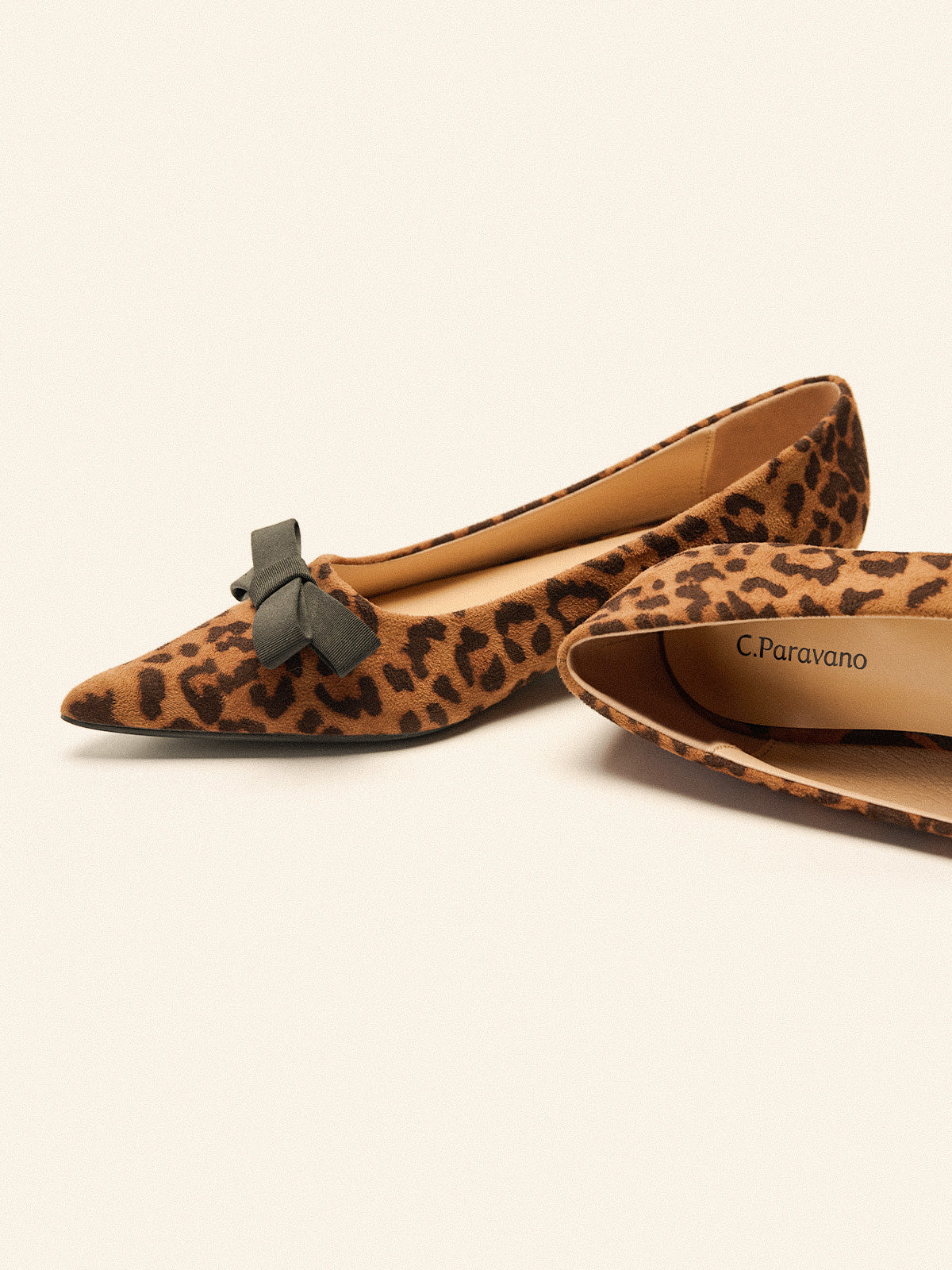 Bowknot Suede Flats (Aida)