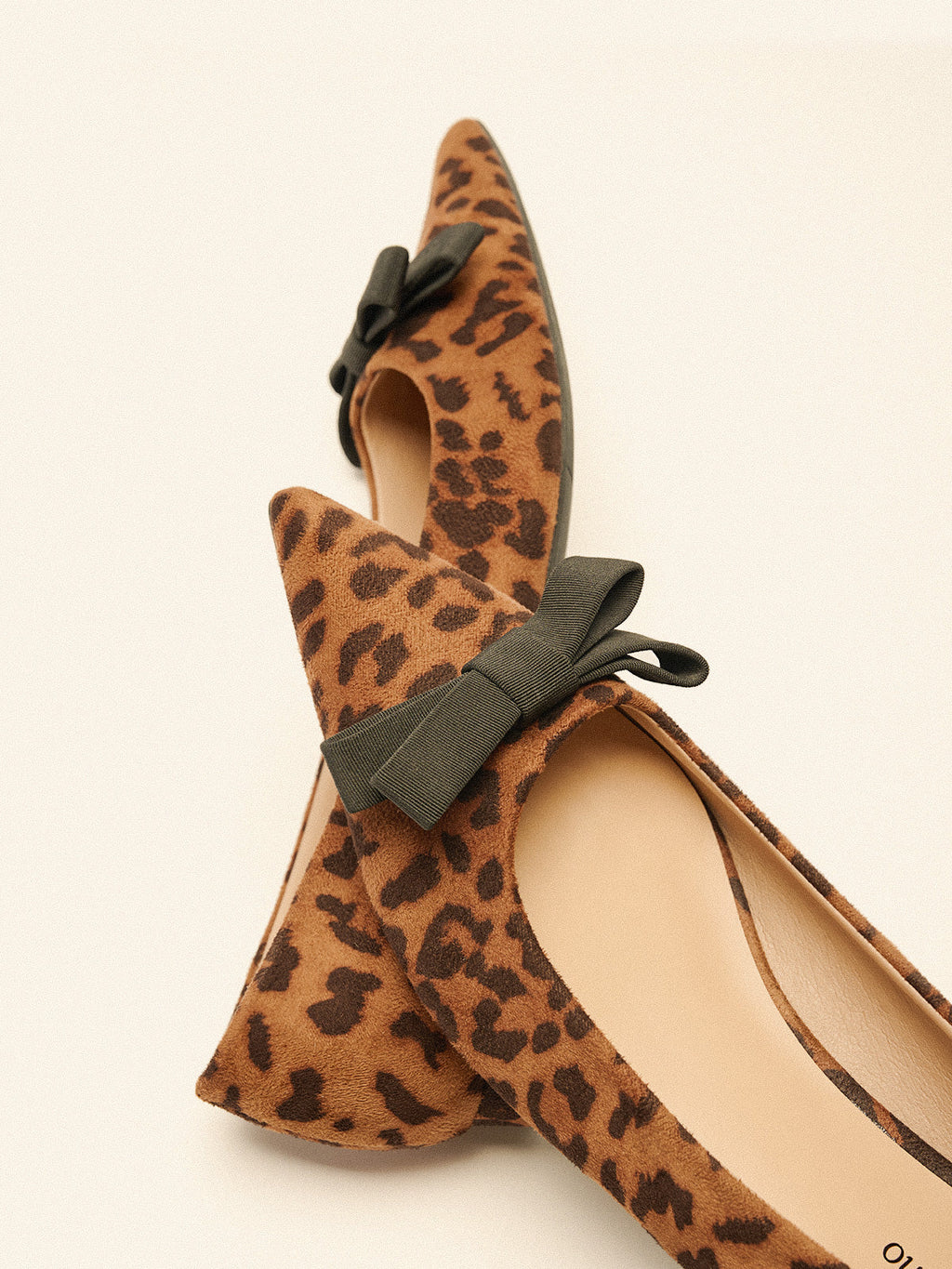 Bowknot Suede Flats (Aida)