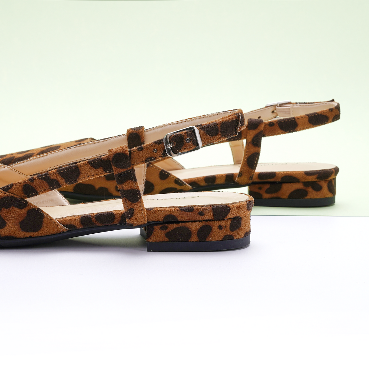 Sleek Prints Slingback Flats (Freya)