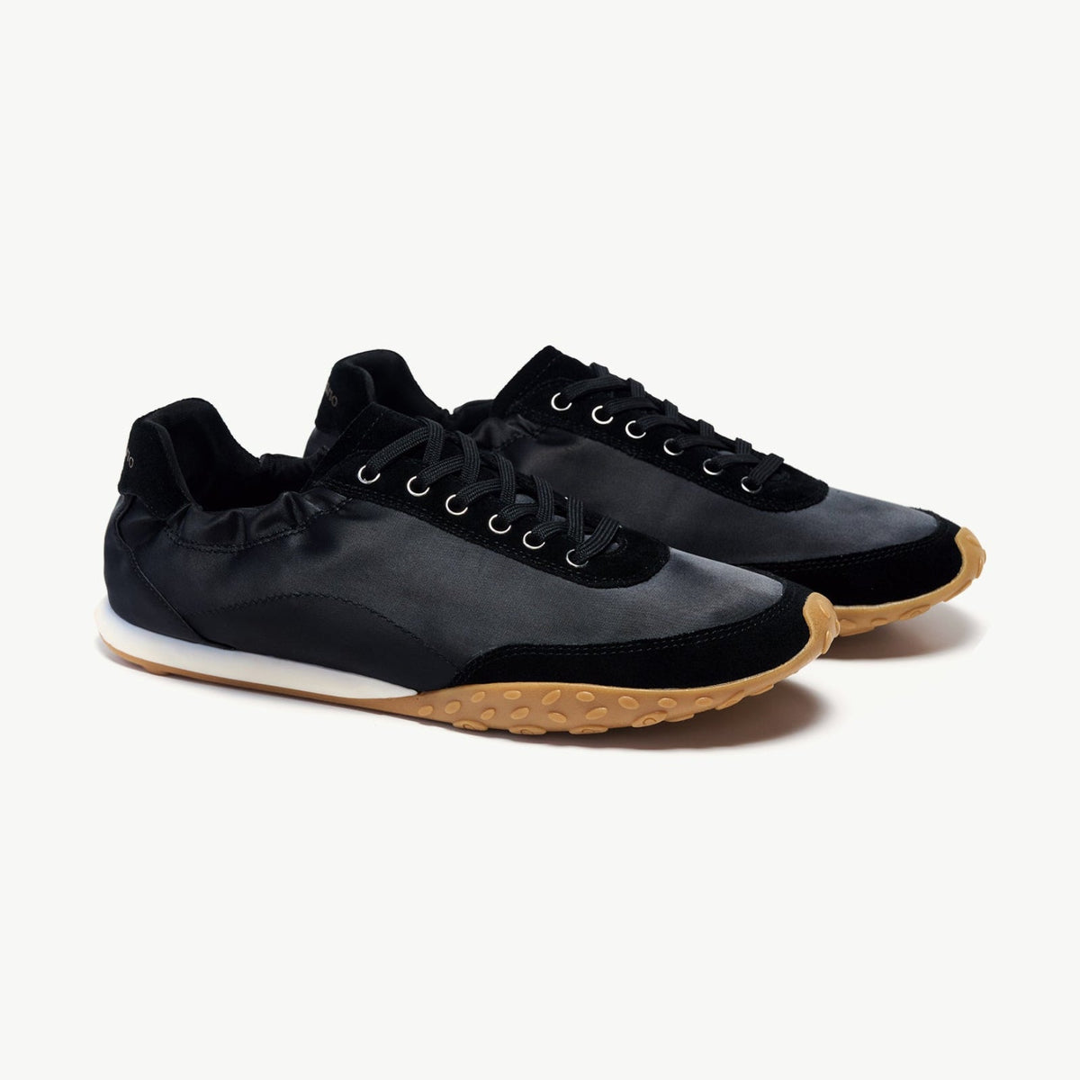 Suede Satin Ballet Sneakers (Urban Satin)