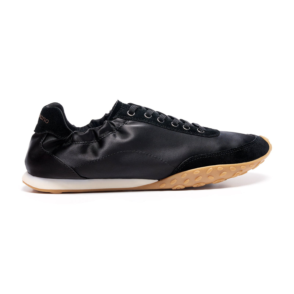 Suede Satin Ballet Sneakers (Urban Satin)